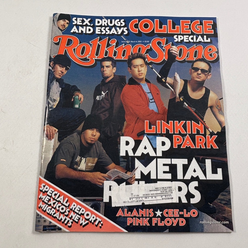 Rolling Stone Magazine Issue 891 March 14 2002 Linkin Park Alanis Pink Floyd